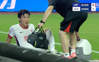 元敏诚伤势无碍，16分钟离场记者报道